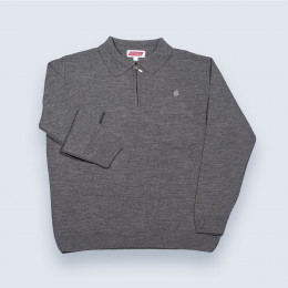 pull col zippé homme senior POLTI