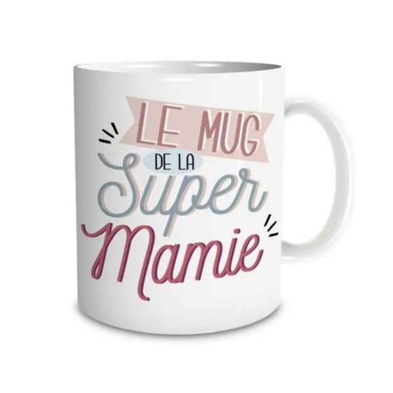 Mug super mamie - idée cadeau