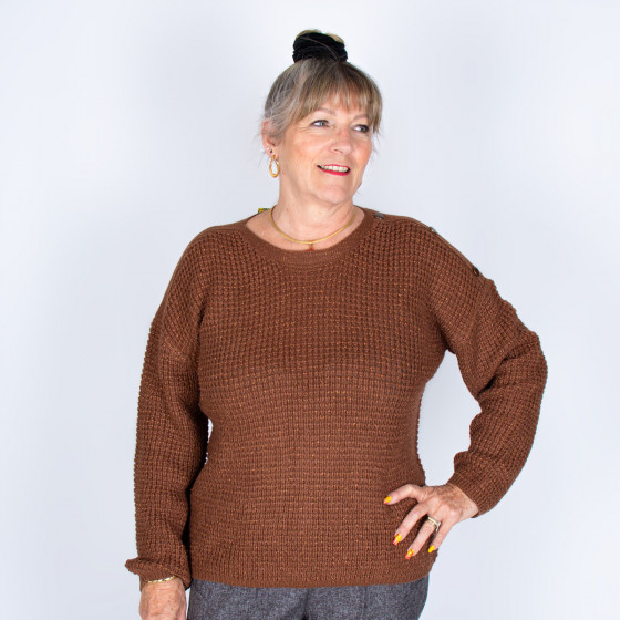 Pull femme senior PRALINE